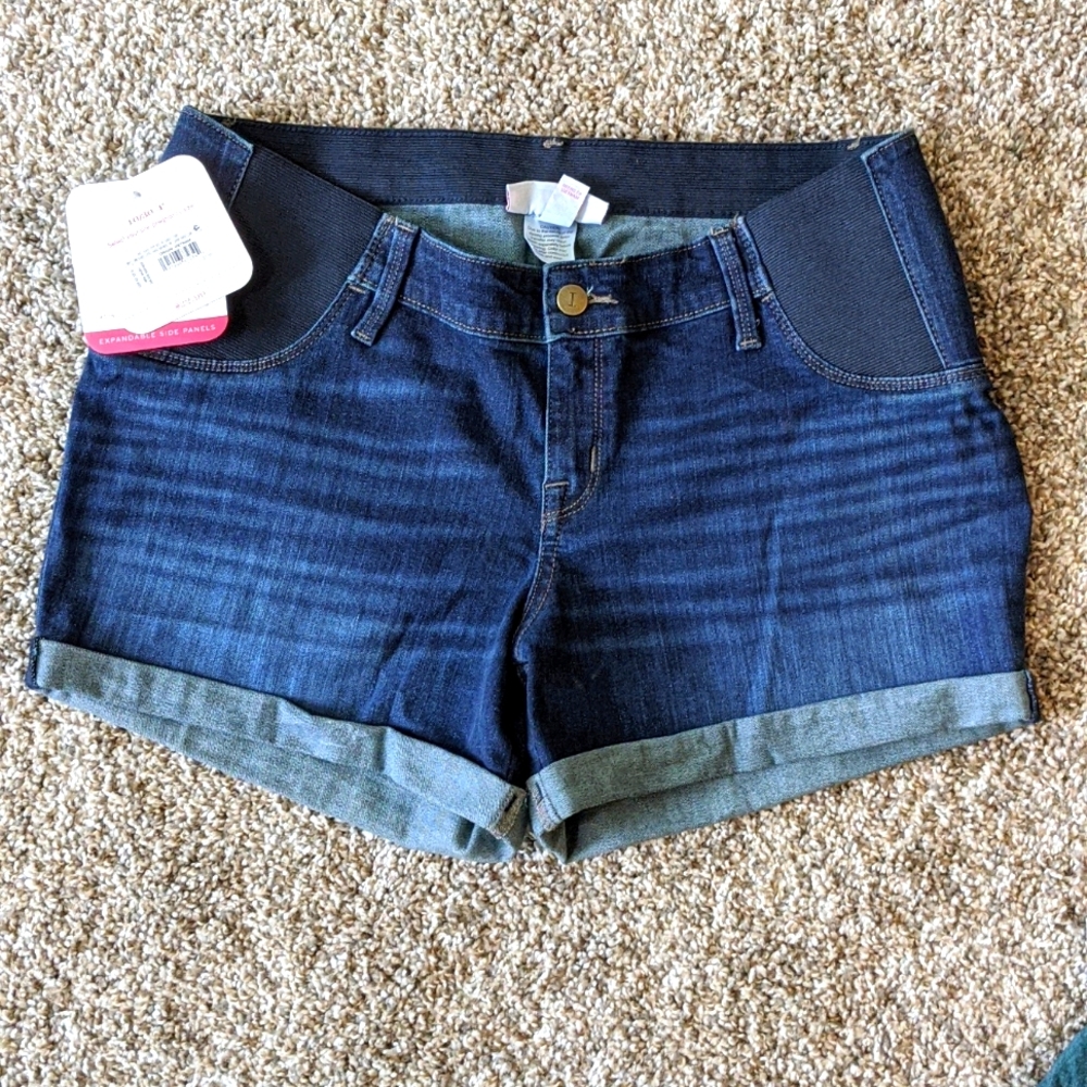 Isabel Maternity side panel shorts, NWT Sz 10/30